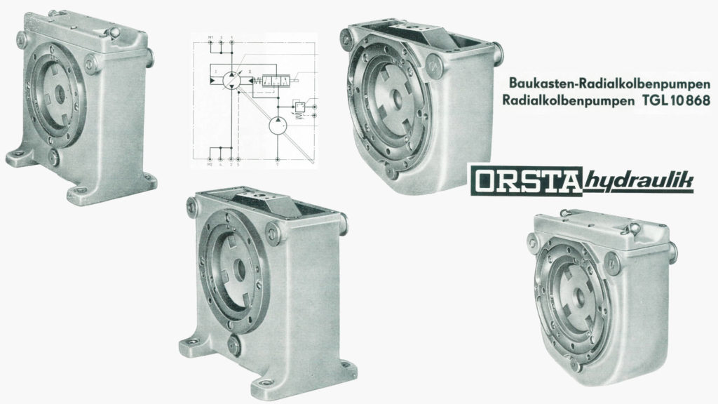 TGL 10868 - einfach aufgebaute Radialkolbenpumpen von Orsta Hydraulik [Baukasten]